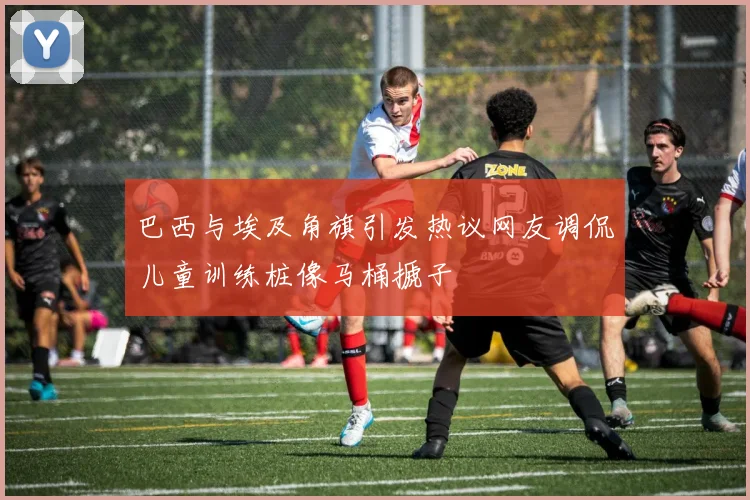 巴西与埃及角旗引发热议网友调侃儿童训练桩像马桶搋子